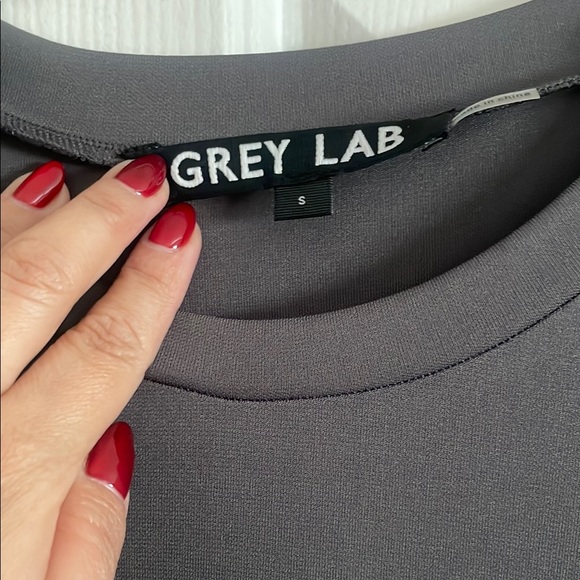 Grey Lab Gray Ruched Bodycon Mini Dress - Picture 2 of 7